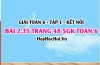 Bài 2.35 SGK Toán 6 tập 1 Kết nối tri thức